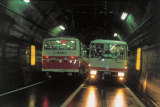 Tateyama Tunnel Trolly Bus(1)